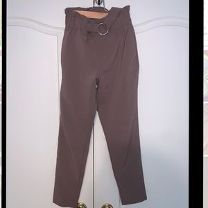Dynamite High Waist Paperbag Pants